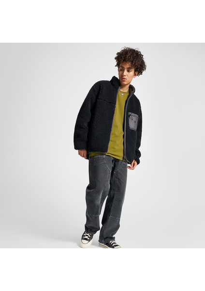 Classic Erkek Dik Yaka Çift Taraflı Siyah Ceket fiyatları