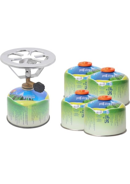 Pergamon Ocak+4 Adet 230 gr Kartuş Set