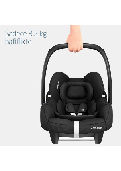 Eva-Cabriofix I-Size Otomatik Katlanan Seyahat Sistem Kompakt Bebek Arabası Gold-Black