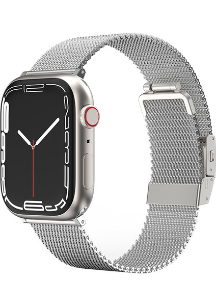 Watch 38MM Amazingthing Titan Metal Hasır Kordon Gümüş
