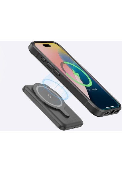 iPhone 16 Pro Max Kılıf Magsafe Şarj Özellikli Amazingthing Glamour Serisi Kapak Siyah