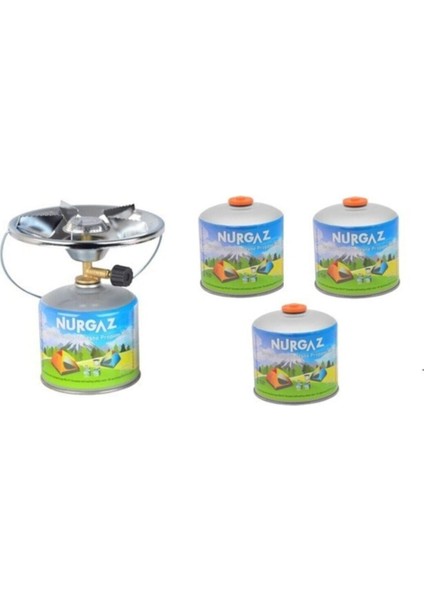 Olympos Ocak+3 Adet 450GR Kartuş Set
