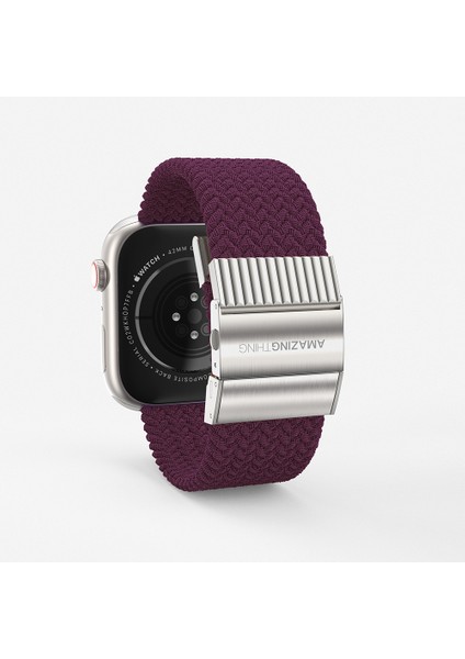 Watch 7 45MM Amazingthing Titan Weave Örgü Sport Kordon Mor fırsatları