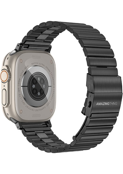 Watch 7 45MM Amazingthing Titan Steel Metal Kordon Siyah
