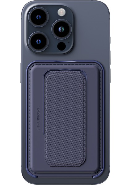Glamour Link Fonksiyonel Çok Yönlü Standlı Magnetik Kartlık Mavi