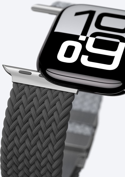 Watch 10 46MM Amazingthing Glamour Blend Hasır Kordon Siyah - Gri modelleri