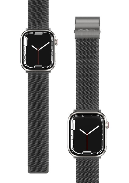 Watch 7 45MM Amazingthing Titan Metal Hasır Kordon Siyah indirimleri