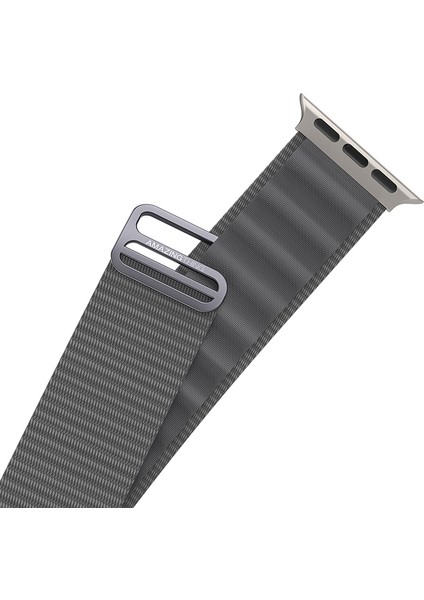 Watch Ultra 49MM Amazingthing Titan Spor Hasır Kordon Gri fiyatları