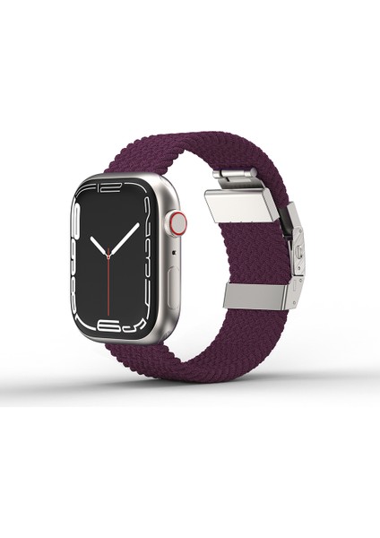 Watch 10 42MM Amazingthing Titan Weave Örgü Sport Kordon Mor