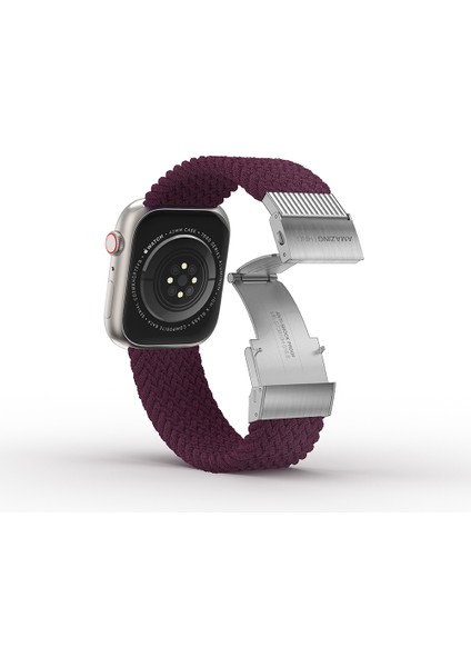 Watch 10 42MM Amazingthing Titan Weave Örgü Sport Kordon Mor fiyatları