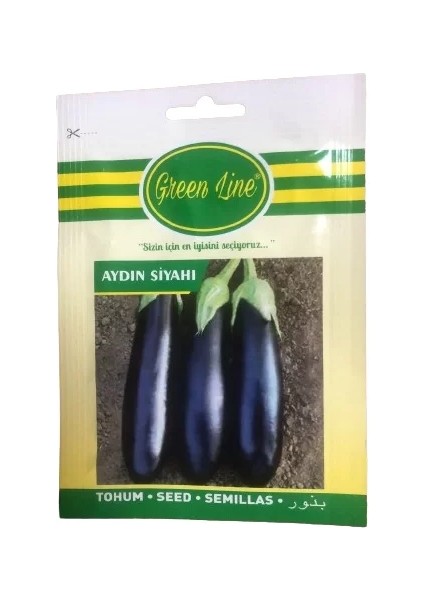 Greenline Aydın Siyahı Patlıcan Tohumu 10GR