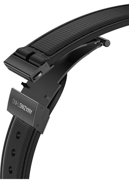 Watch 7 41MM Amazingthing Titan Swift Deri Dokulu Silikon Kordon Siyah