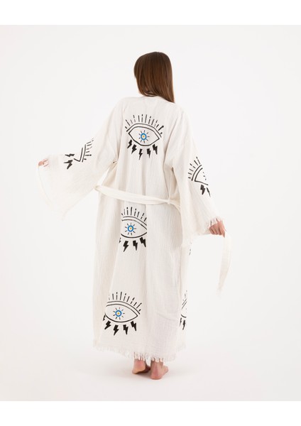 Bornoz ,plaj Kıyafeti, Kimono , Kaftan ,Sabahlık gibi Çok Amaçlı Kullanım & Şimşek Gücü