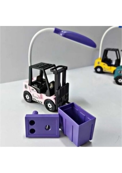 Mini Forklift Model Şarjlı Masa Lambası