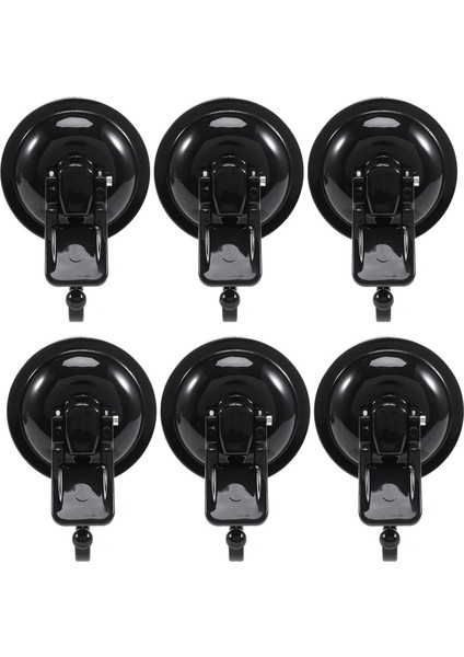 6 Paket Ağır Hizmet Tipi Vakum Vantuzlu Kancalar Güçlü Kancalar Çelenk Askısı Kurulumu Kolay ve Banyo Için Çıkarılabilir Siyah (Yurt Dışından) fiyatları