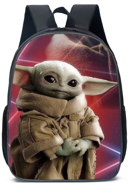 Yoda Sırt Çantası Çocuk Okul Çantası Omuz Çantası Tuval Sırt Çantası (Yurt Dışından)