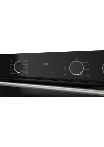 Steamart & Fryart Serisi Buharlı Pişirme Siyah 3'lü Ankastre Set ( XE64CS-NT025-D063 )