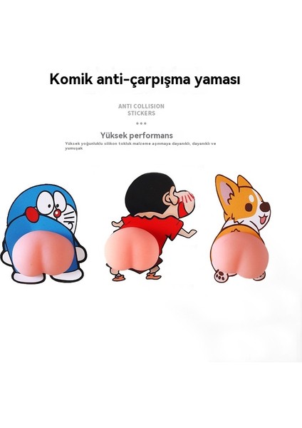 Kapı Çarpışma Önleyici Çıkartma Araba Sevimli Kıç Silikon Çarpışma Önleyici Şerit Kapı Açma Çizilme Önleyici Çıkartma (Yurt Dışından) modelleri