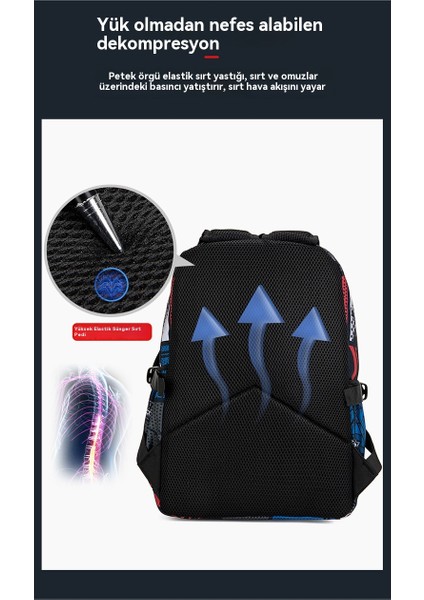 Yeni Ilkokul Çantası Köpekbalığı Oxford Kumaş Baskılı Okul Çantası Sırt Çantası, Birinci Ila Üçüncü Sınıf Küçük Okul Çantası Için Uygun (Yurt Dışından) modelleri