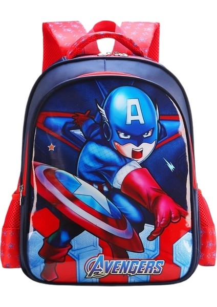 Çocuk Okul Çantaları, 1-3. Sınıf Erkek ve Kız Çizgi Film Sevimli Yük Azaltıcı Hafif Omurga Koruyucu Ilkokul Öğrencileri Sırt Çantası (Yurt Dışından)