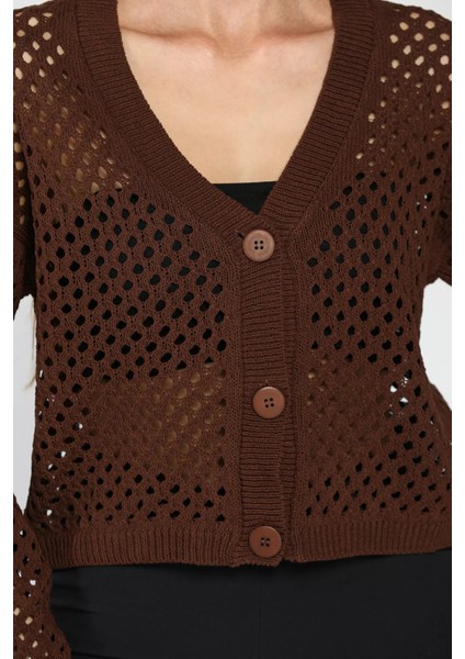 Ajurlu Triko Hırka P-00012737