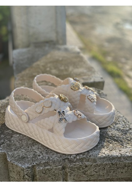 TW-804 Kadın Sandalet Hafif Yazlık Ayakkabı Havuz Plaj Deniz Terliği Deniz Ayakkabısı