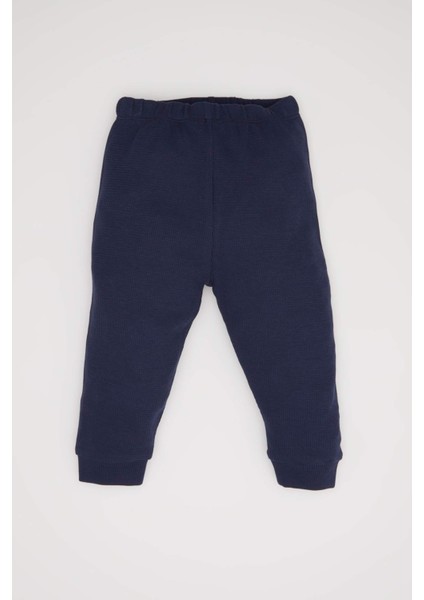 Erkek Bebek Pijama Takımı Uzun Kollu Waffle Üst Beli Lastikli Uzun Alt D6810A5NS fiyatları