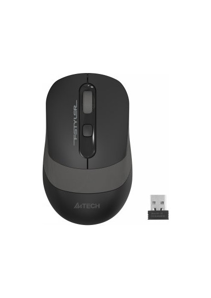 A4 Tech FG10S (Grey) Sılent Fstyler 2,4ghz Kablosuz Optik Mouse, 10-15METRE, 4 Buton, Nano Alıcı