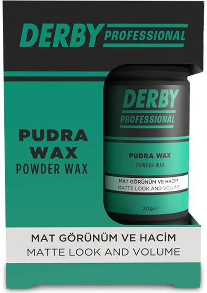 Professıonal Pudra Wax Mat Görünüm ve Hacim 20G x 36 Adet