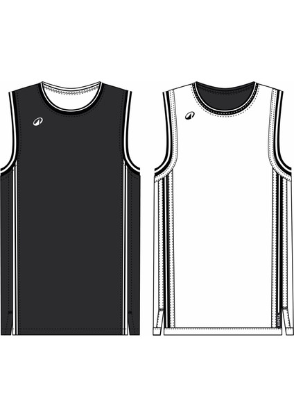 Kipsta Yetişkin Basketbol Forması - Siyah/Beyaz - TKR-500