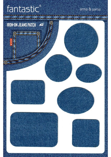 Ütü ile Yapışan Kot Arma Patch Kot Yaması, Denim, Jeans Onarım & Dekoratif Şekiller
