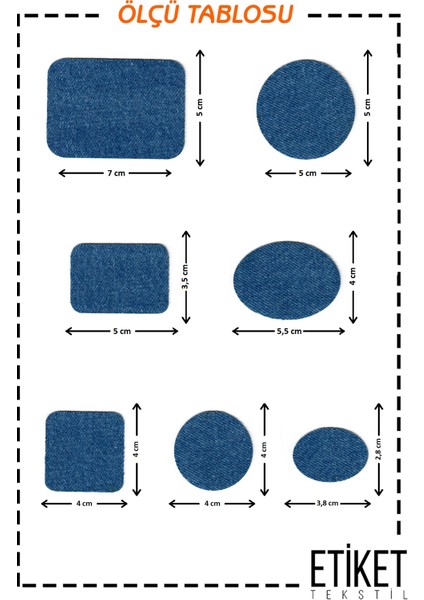 Ütü ile Yapışan Kot Arma Patch Kot Yaması, Denim, Jeans Onarım & Dekoratif Şekiller