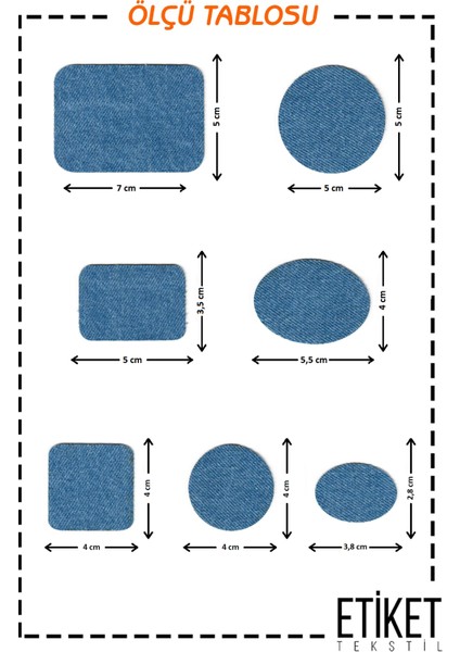 Ütü ile Yapışan Kot Arma Patch Kot Yaması, Denim, Jeans Onarım & Dekoratif Şekiller