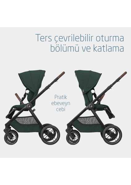 Oxford-Pebble 360 Pro Çift Yönlü Seyahat Sistem Bebek Arabası Twillic Green indirimleri
