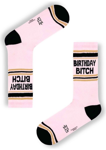 Birthday Bitch Yazılı Tenis Çorap