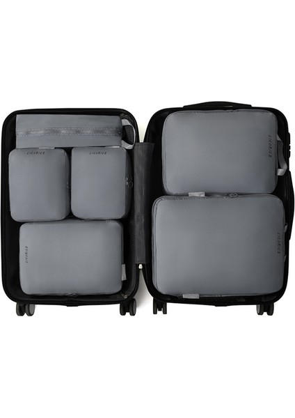 Lıcorıce Seyahat Saklama Çantası Altı Parçalı Sıkıştırma Düzenleyici (Yurt Dışından)