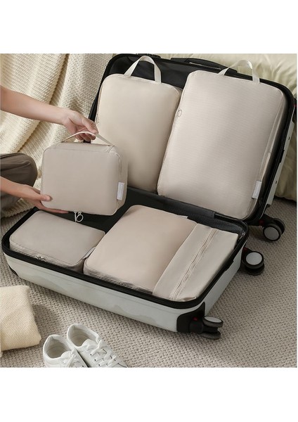 Lıcorıce Seyahat Saklama Çantası Altı Parçalı Sıkıştırma Düzenleyici (Yurt Dışından) modelleri