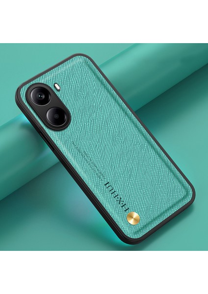 Poco X7 Pro Çapraz Desenli Pu Araba Manyetik Emme Cep Telefonu Kılıfı (Yurt Dışından)