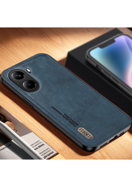 Poco X7 Pro Retro Pu Araba Manyetik Emme Cep Telefonu Kılıfı (Yurt Dışından)