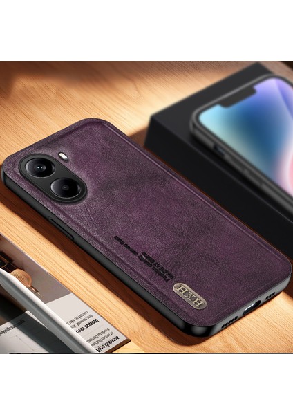 Poco X7 Pro Retro Pu Araba Manyetik Emme Cep Telefonu Kılıfı (Yurt Dışından)