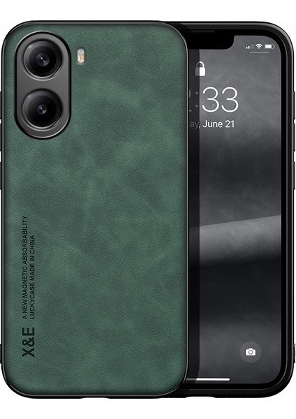 Poco X7 Pro Cilt Hissi Araba Manyetik Emme Cep Telefonu Kılıfı (Yurt Dışından)