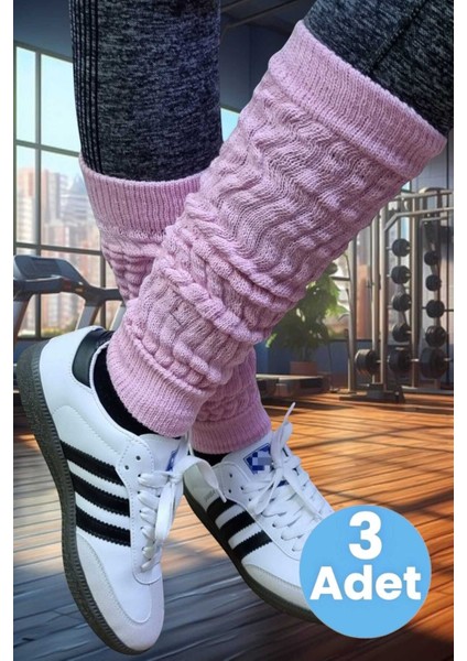 Kadın Dört Mevsim Ayaksız Triko Tozluk 3 Adet