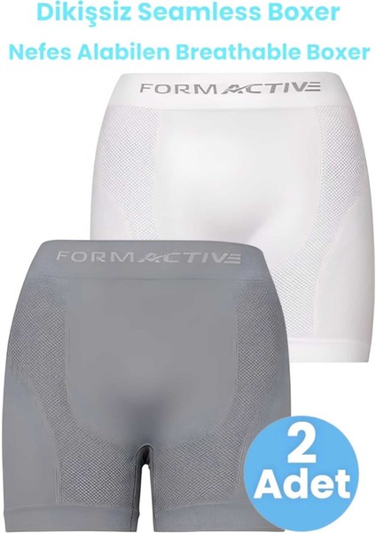 Erkek Dikişsiz/seamless Nefes Alabilen Boxer 2'li Set fırsatları