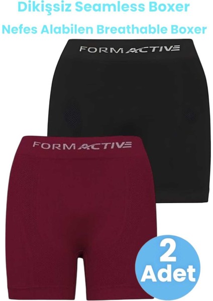Erkek Dikişsiz/seamless Nefes Alabilen Boxer 2'li Set fırsatları
