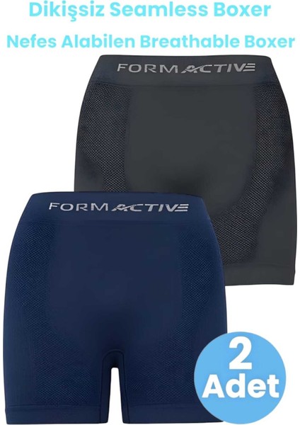 Erkek Dikişsiz/seamless Nefes Alabilen Boxer 2'li Set fırsatları
