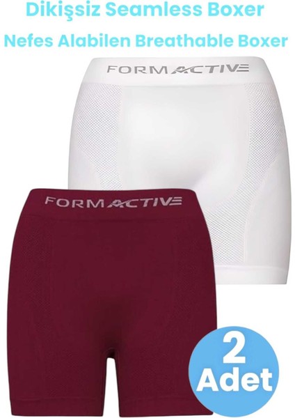 Erkek Dikişsiz/seamless Nefes Alabilen Boxer 2'li Set