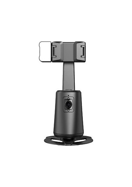 Otomatik Yüz Takipli Standlı Selfie Tripod 360° Dönüş LED Işık Vlog Canlı Yayın Videosu Için