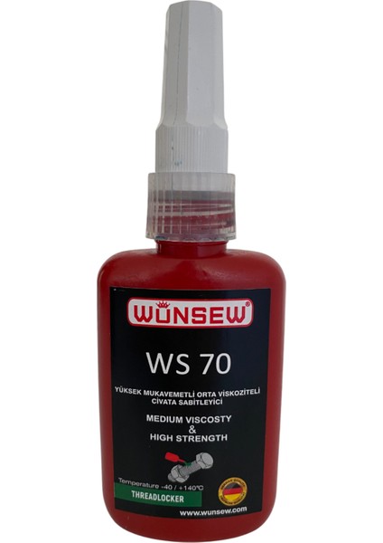 WS70 Anaerobik Yapıştırıcı 50ML