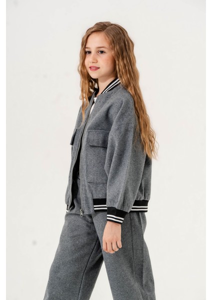 Kız Çocuk Bomber Ceket 1535