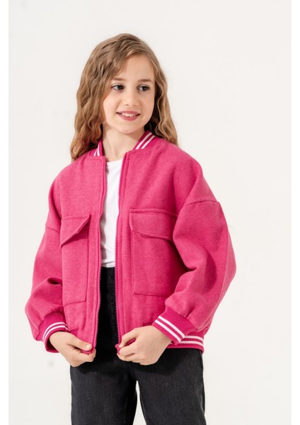 Kız Çocuk Bomber Ceket 1535
